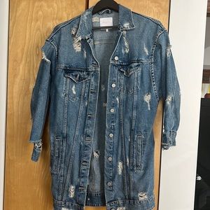 LONG Zara Jean jacket. ❤️‍🔥 Worn 3X’s